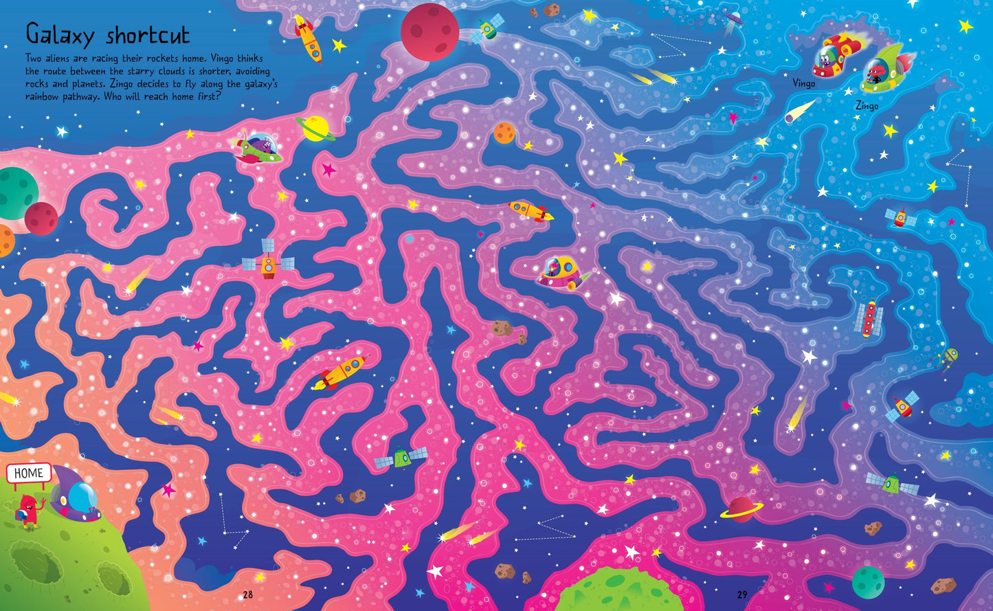 Usborne Space Maze Book