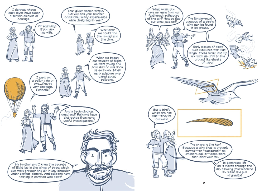 Science Comics: Flying Machines: How the Wright Brothers Soared