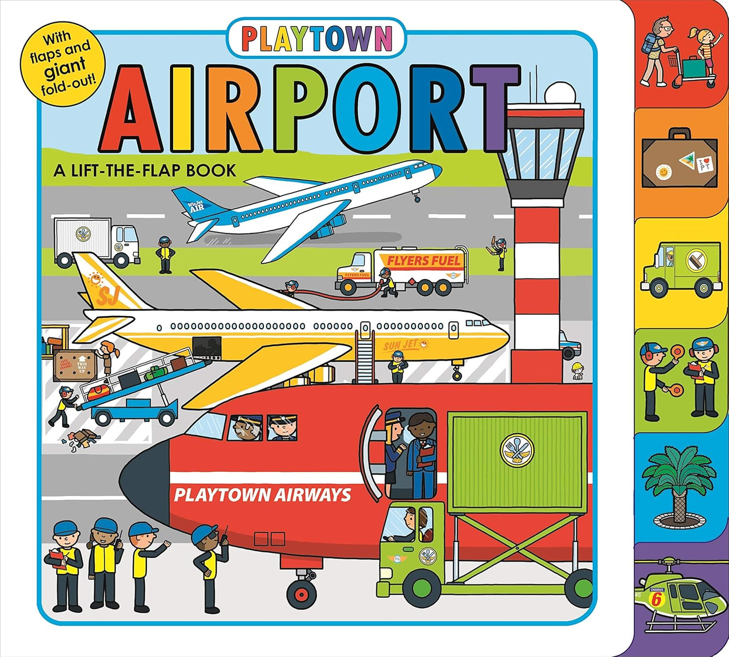 Playtown: Airport Lift-the-Flap Book