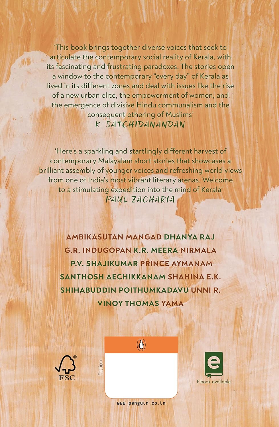 Feeling Kerala: An Anthology of Contemporary Malayalam Stories