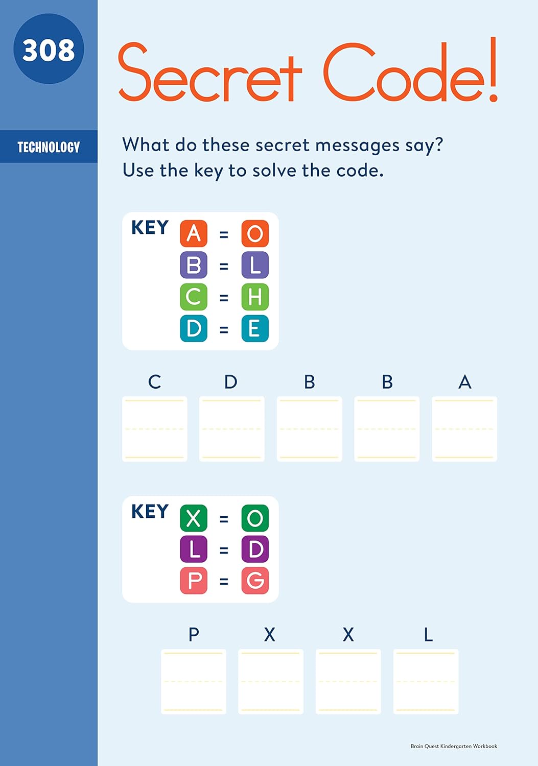 Brain Quest Workbook: Kindergarten