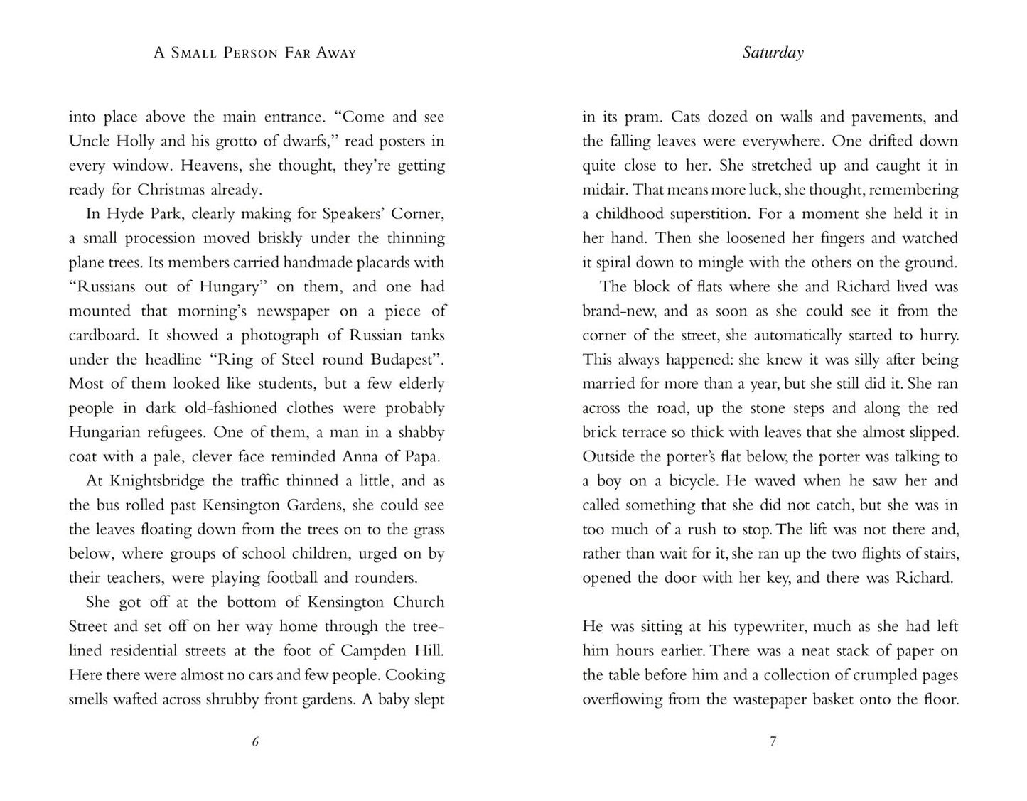 A Small Person Far Away