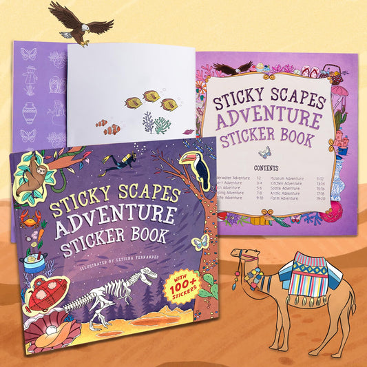 Sticky Scapes Adventure Sticker Book