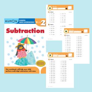 Kumon Math Workbooks: Subtraction - Grade 2