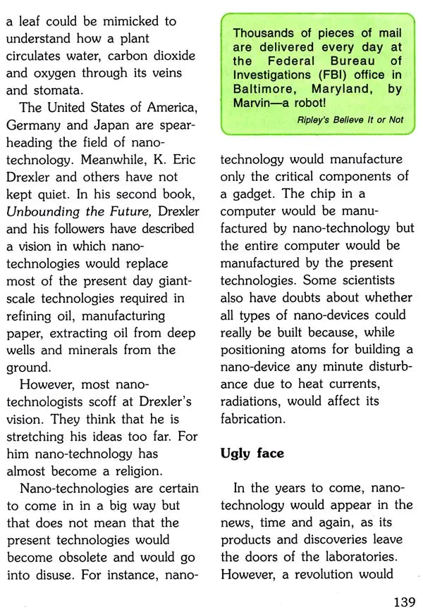 From Atom to Nano-Tech