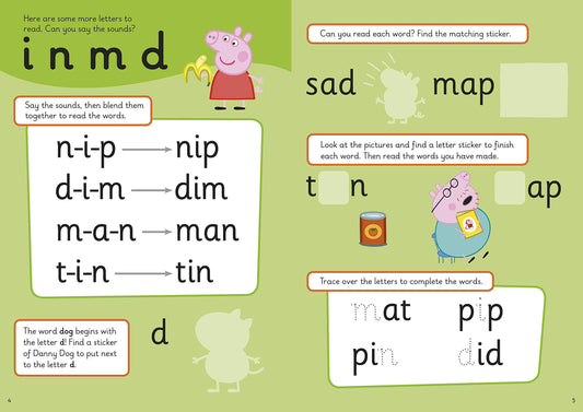 Peppa Pig: First Phonics: Sticker Activity Book