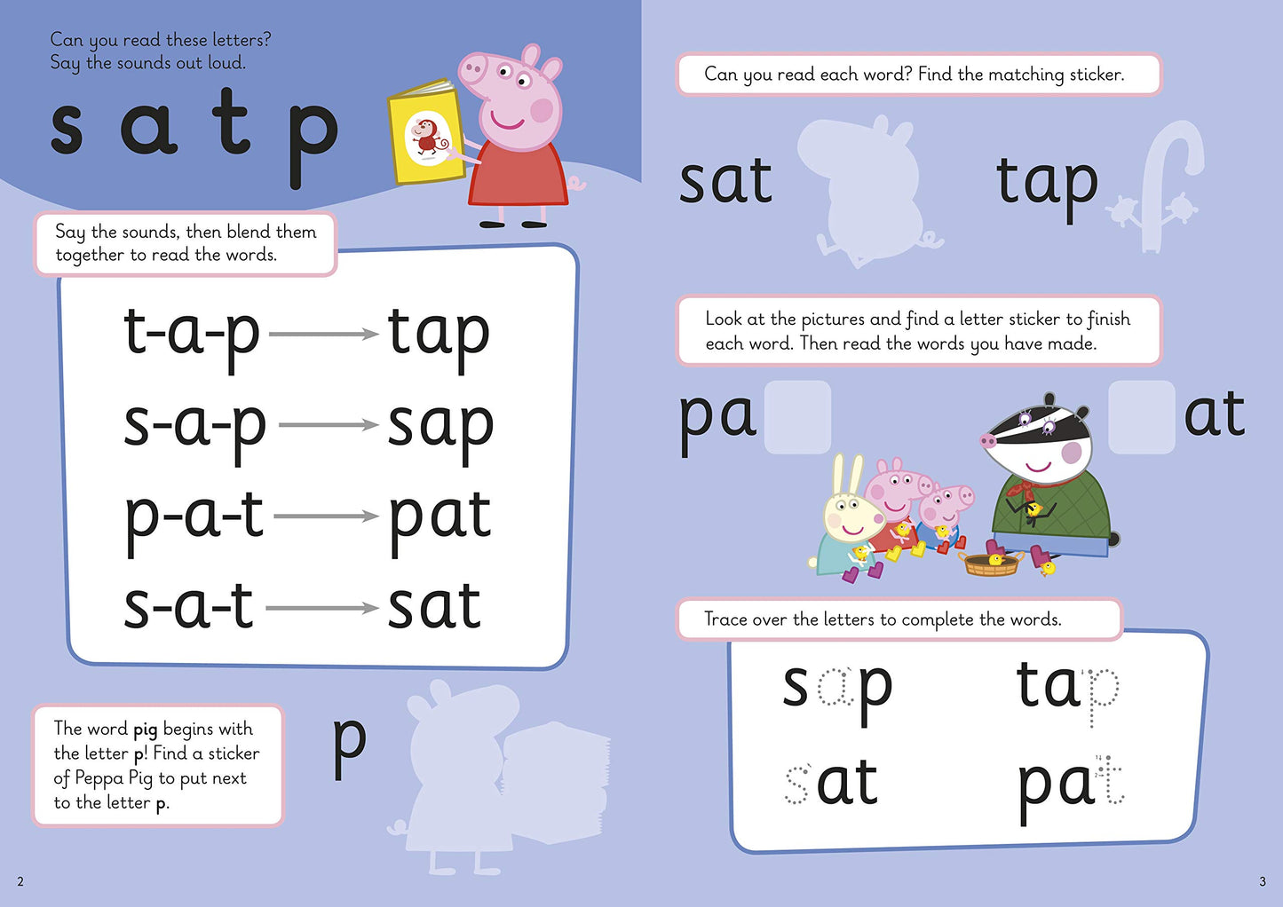 Peppa Pig: First Phonics: Sticker Activity Book