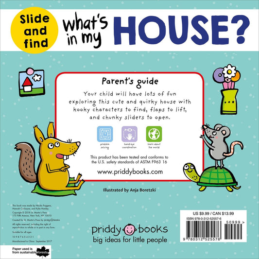 Priddy Books: What's in My House? Slide and Find