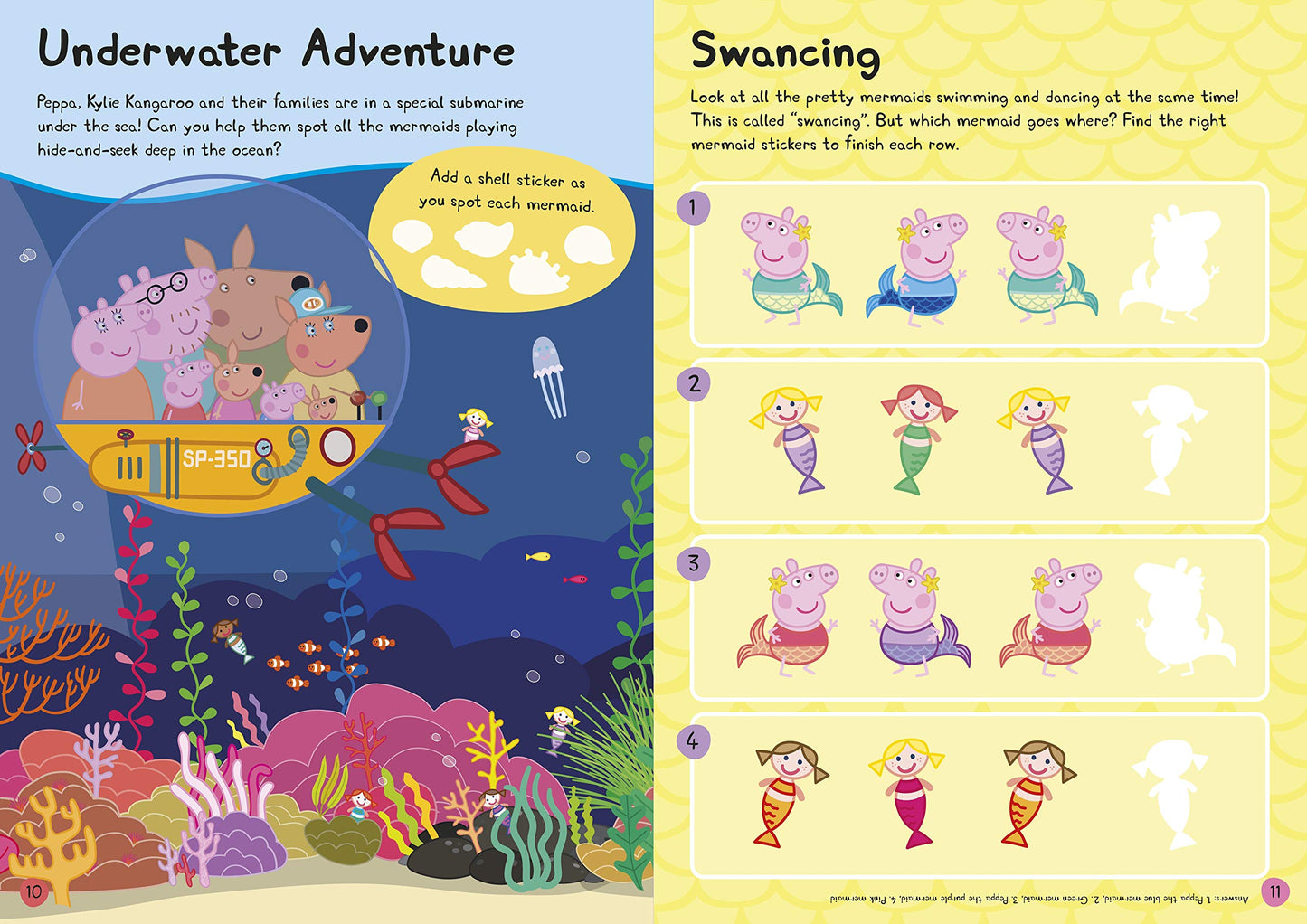 Peppa Pig: Mermaids, Unicorns and Dragons Sticker Activity Book