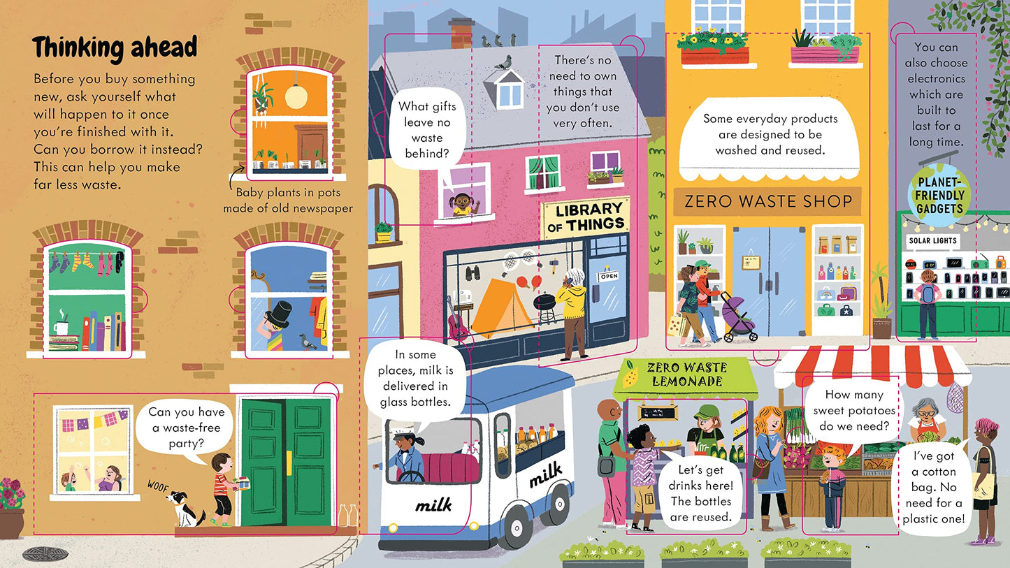 Usborne Look Inside What We Throw Away