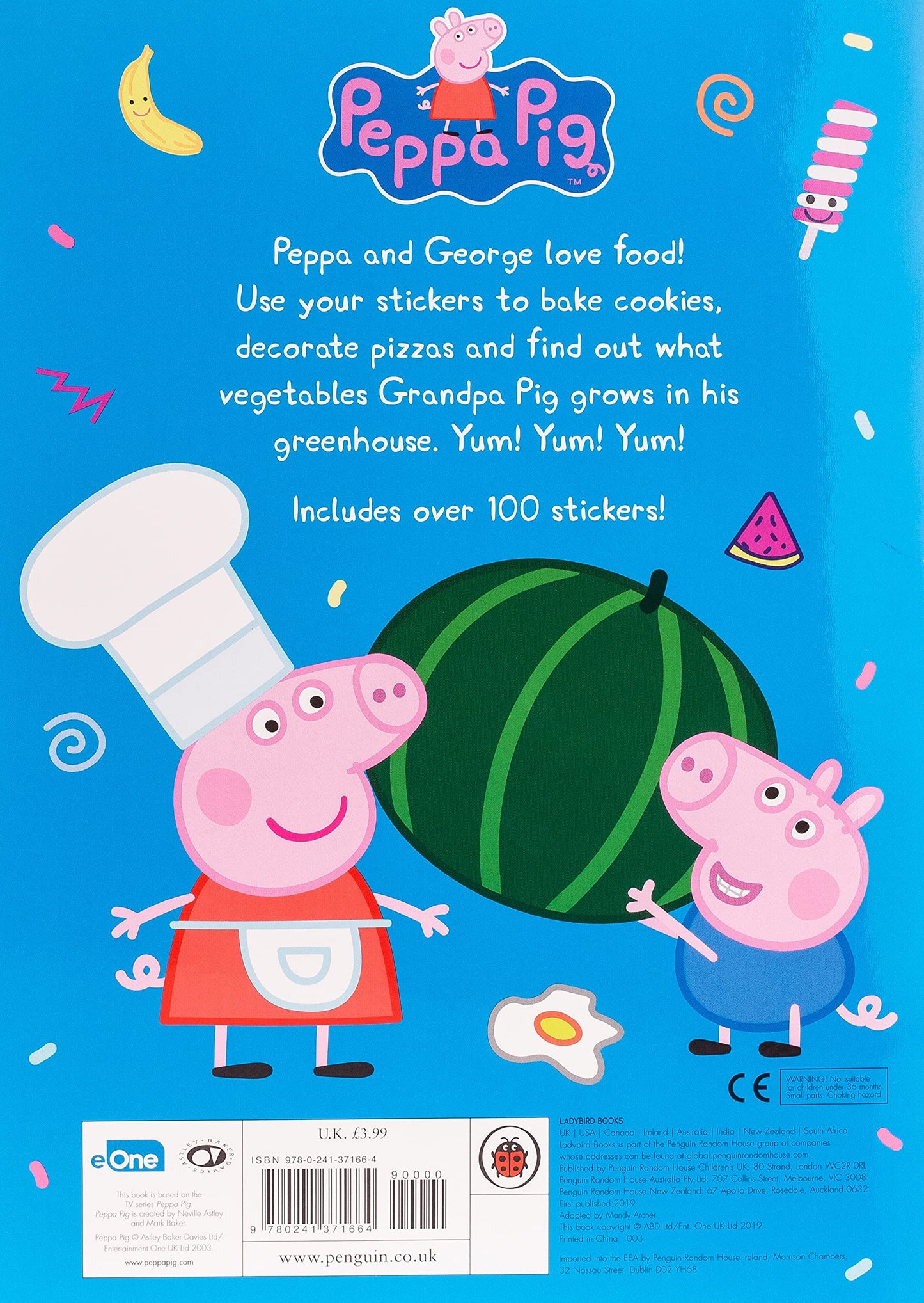 Peppa Pig: Yum! Yum! Yum! Sticker Activity Book