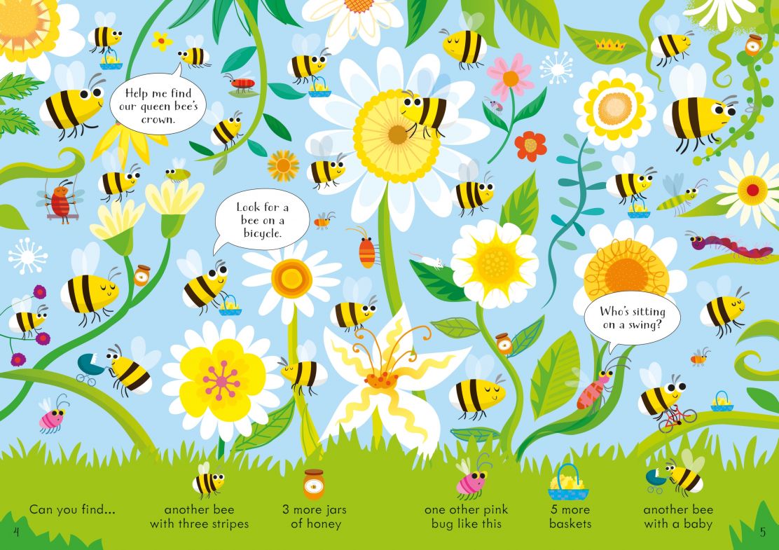 Usborne Look and Find Puzzles Bugs