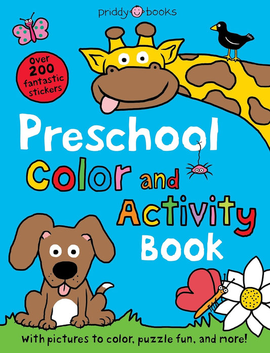 Priddy Books: Preschool Color & Activity Book - Over 200 Fantastic Stickers