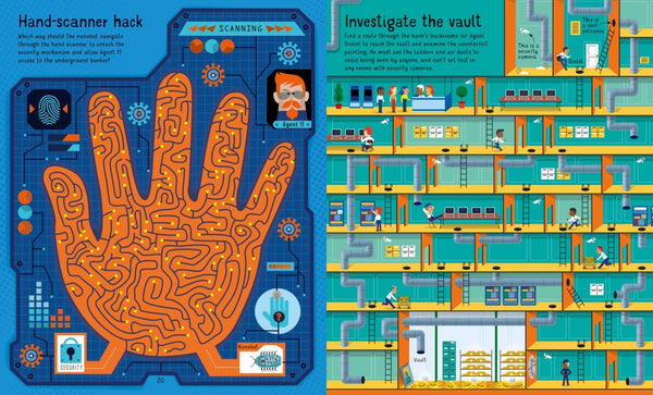 Usborne Book and Jigsaw Spy Maze (300 Pieces)