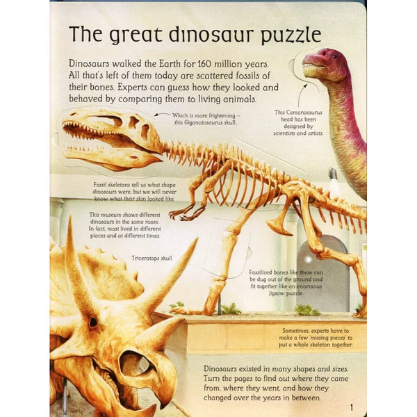 An Usborne Flap Book: See Inside the World of Dinosaurs