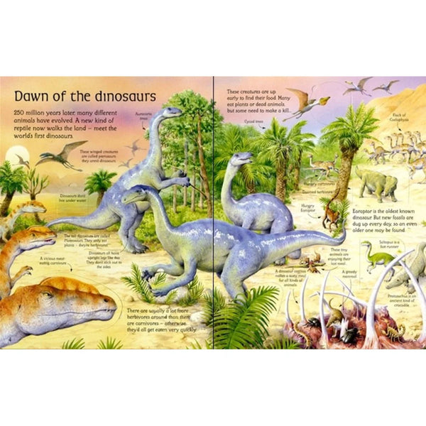 An Usborne Flap Book: See Inside the World of Dinosaurs