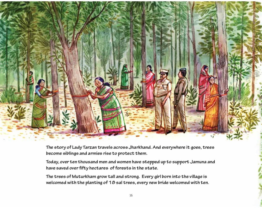 Lady Tarzan! Jamuna Takes A Stand