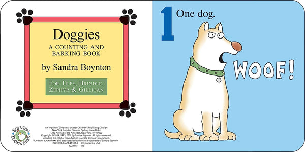 Doggies: A Counting and Barking Book - Sandra Boynton
