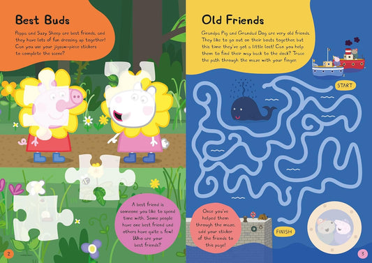 Peppa Pig: Fabulous Friends Sticker Activity Book