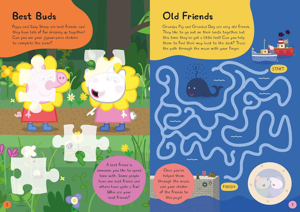 Peppa Pig: Fabulous Friends Sticker Activity Book