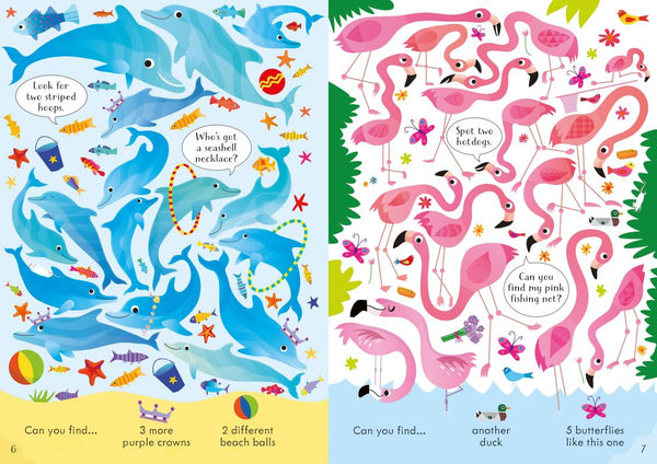 Usborne Look and Find Puzzles At the Zoo
