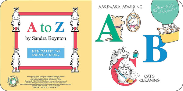A to Z - Sandra Boynton
