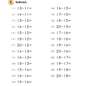Kumon Math Workbooks: Subtraction - Grade 2