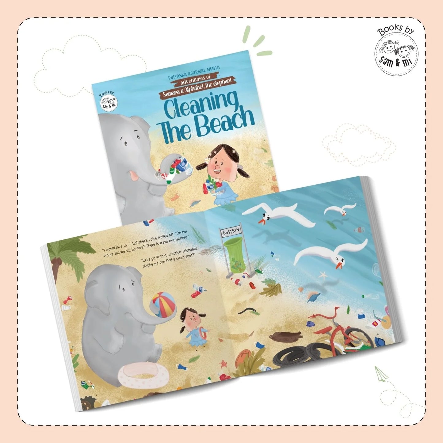 Adventures of Samara and Alphabet - Cleaning the Beach