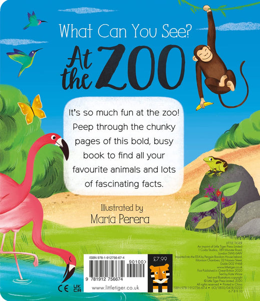 What Can You See? At The Zoo: With Peep-Through Pages and Fun Facts!