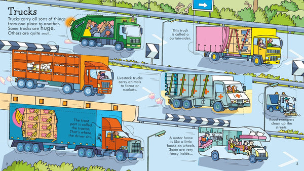 Usborne Look Inside Things That Go