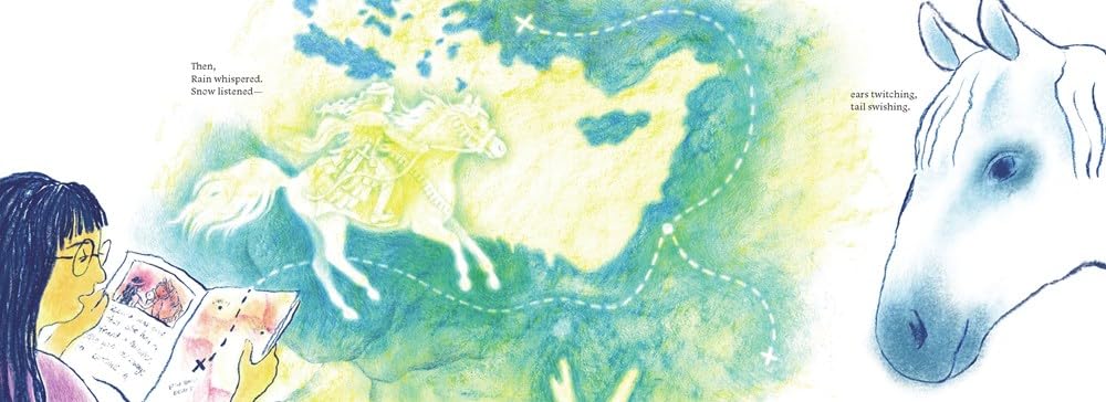 Rain and The Reading Horse - Maria Gianferrari