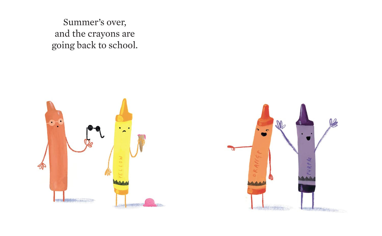 The Crayons Go Back to School - Oliver Jeffers