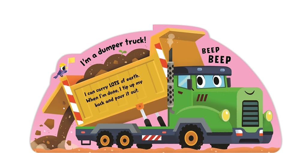 I'm a Digger: A dinky shaped board book packed with favourite vehicles!