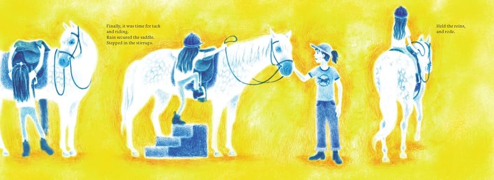 Rain and The Reading Horse - Maria Gianferrari