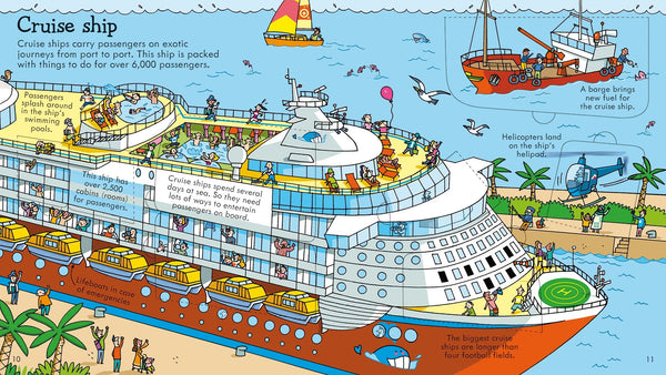 Usborne Look Inside Things That Go