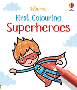 Usborne First Colouring Superheroes