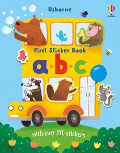 Usborne First Sticker Book: a b c