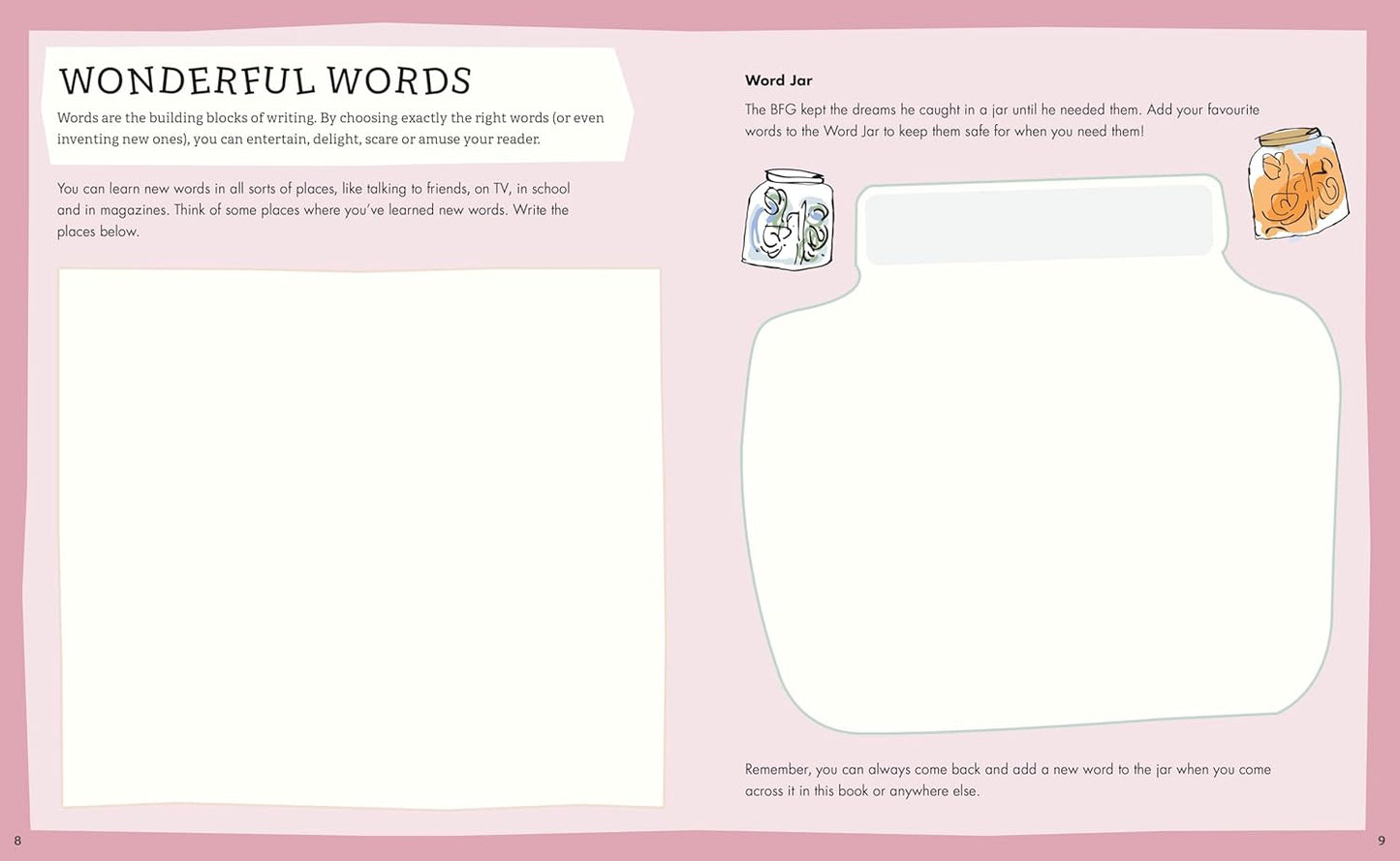 Roald Dahl Wonderful Words for Writing