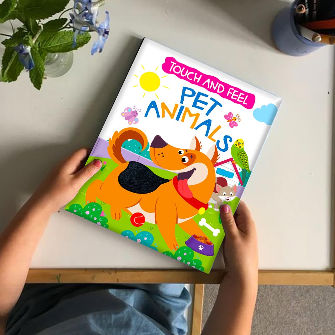 Touch and Feel Board Book: Pet Animals
