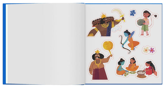 Ramayana for Kids: Special Edition Poster, Coloring Sheets & Stickers