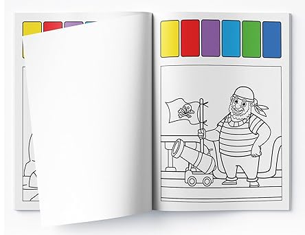 Pick and Paint Pirates Coloring Activity Book