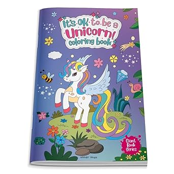 It's Ok To Be A Unicorn Coloring book