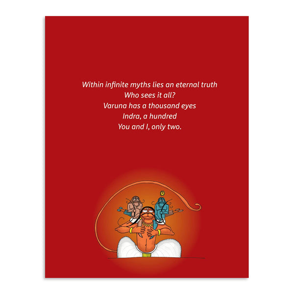 Hanuman: Read and Colour