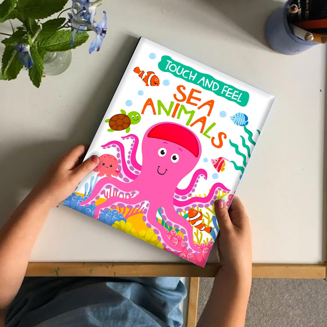 Touch and Feel Board Book: Sea Animals