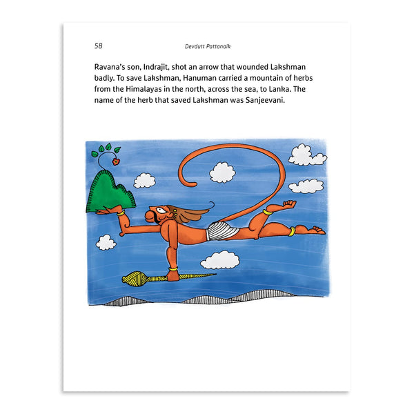 Hanuman: Read and Colour