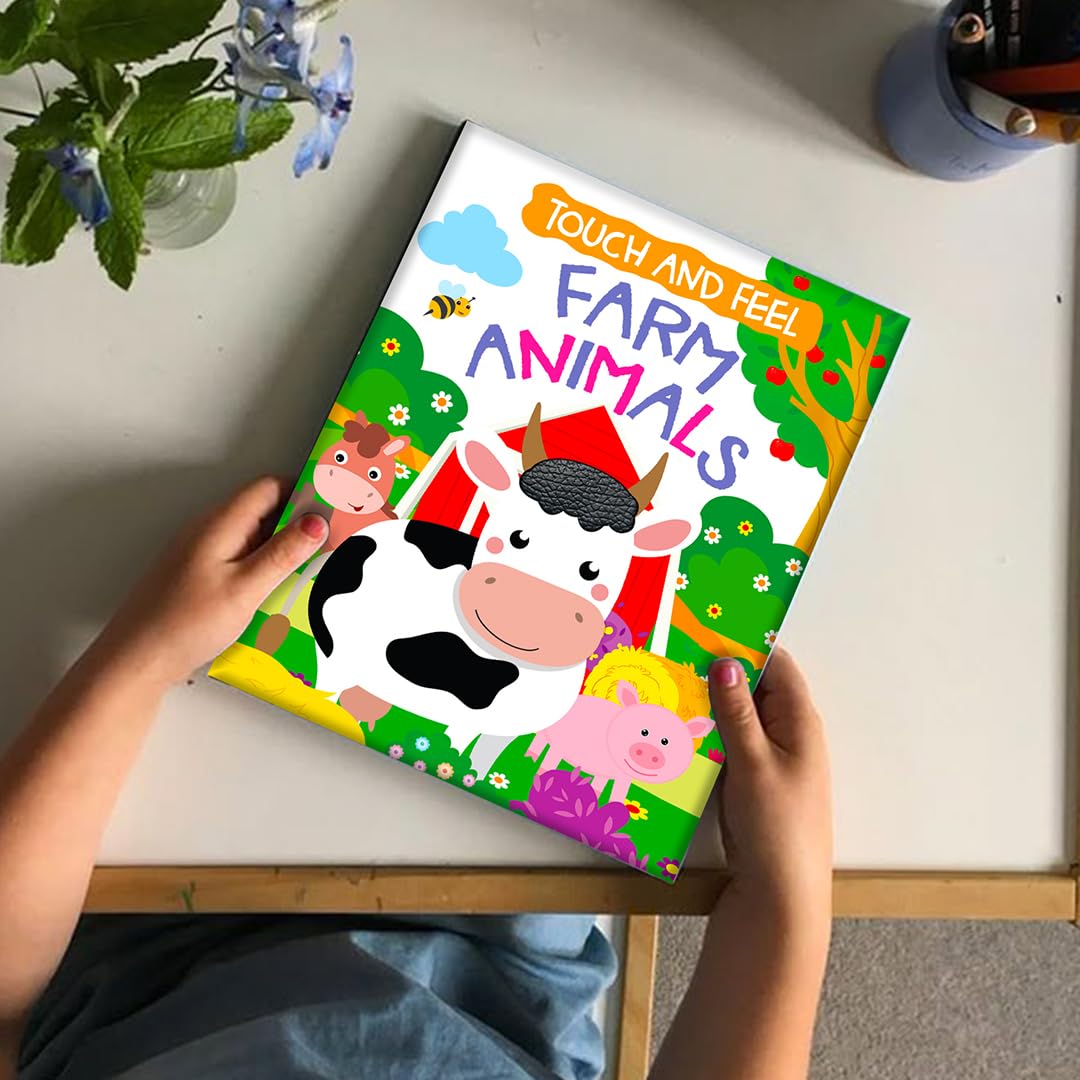 Touch and Feel Board Book: Farm Animals