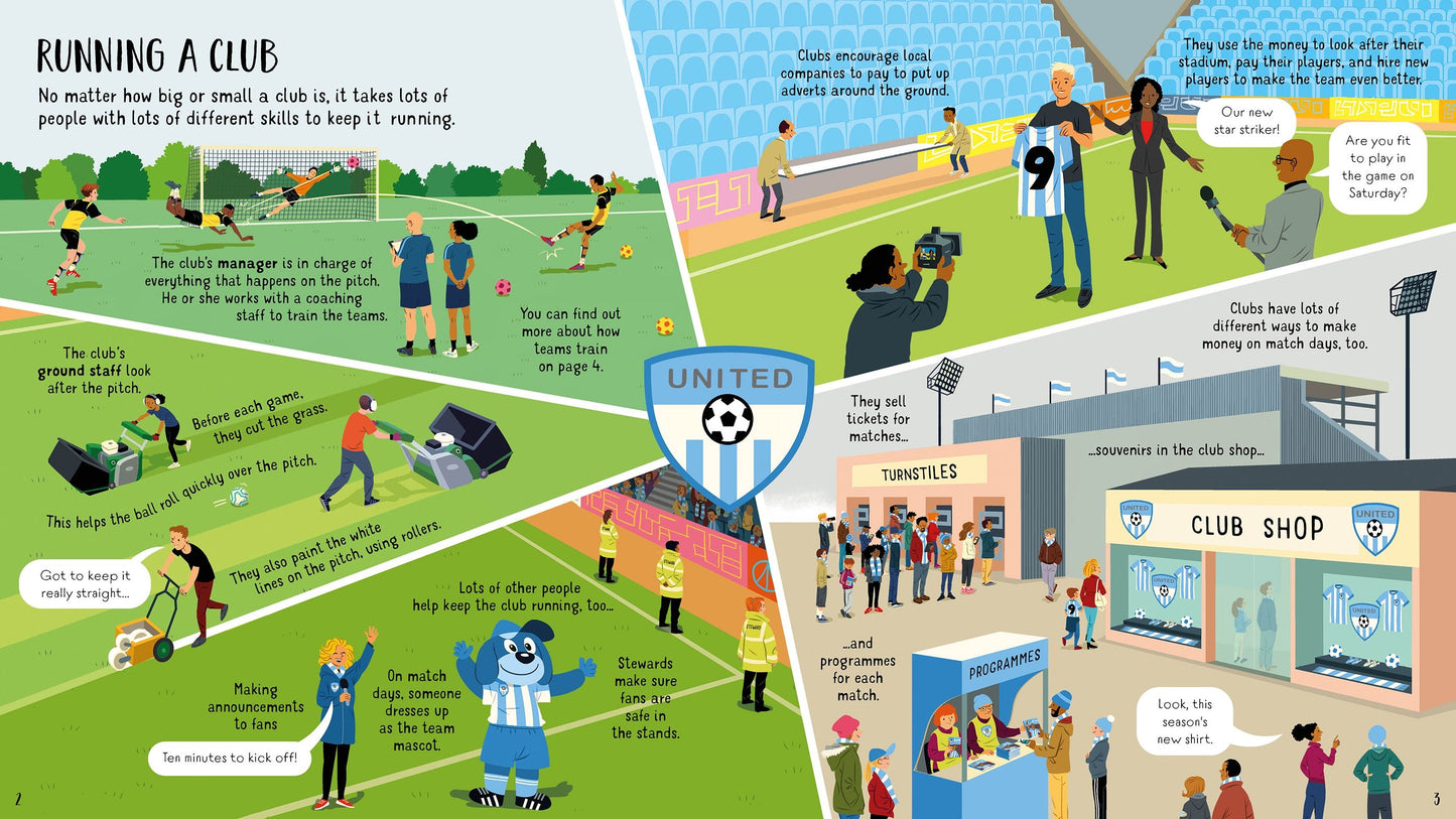 Usborne Lift-the-Flap Look Inside Football