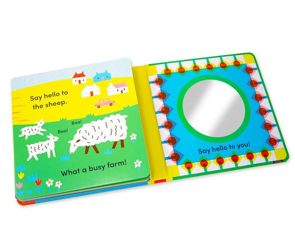 Tummy Time Farm: A Fold-Out Book With a Mirror!