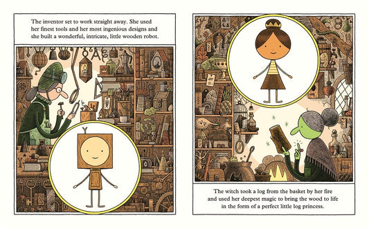 The Little Wooden Robot and the Log Princess - Tom Gauld