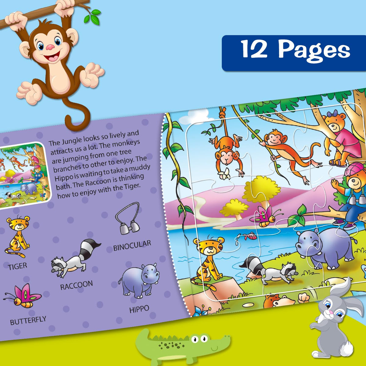 Amazing Animals Puzzles for Perception and Learning
